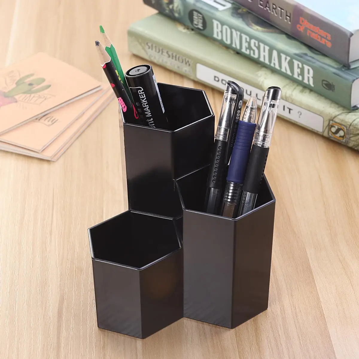 1 Piece Pen Holder Home Storage ganizer for Beauty Products Office Supplies Creative Design Small Areas Simple