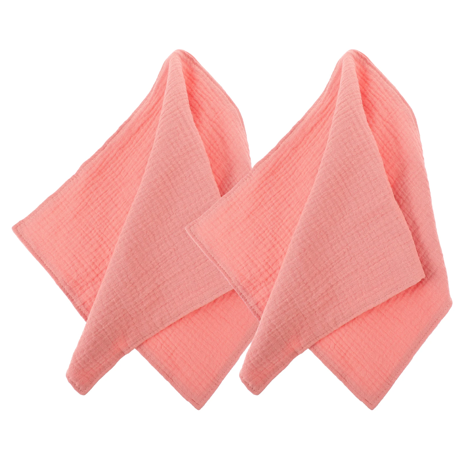 

2 pcs Cotton Bibs Baby Burp Cloths Absorbent Towels Newborn Boy Girl Portable Reusable Spit Up Cloth Diaper Change Travel Outing