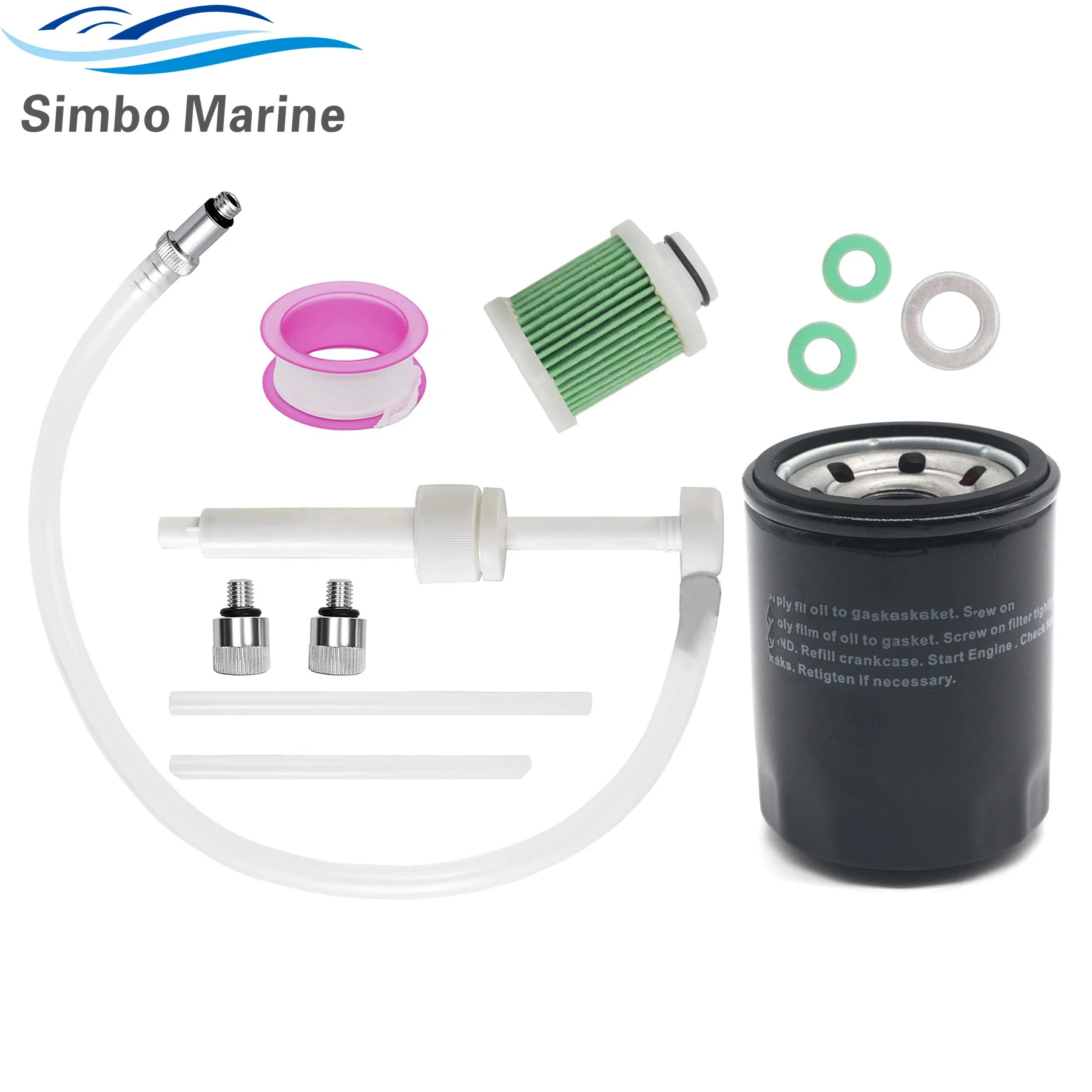 

Compatible with Suzuki 150 175 200 HP 4-Str Outboard Engines Premium Quality 100H Service Kit 8M0222309 16510-61A32 15412-92J01