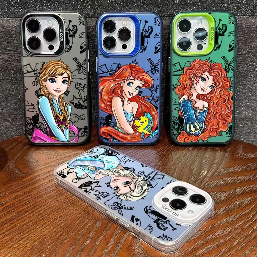 

Phone Case for iPhone 13Pro 13 15 Plus 12 16Pro 16 11 14 Pro MAX 16e Soft Cover Disney Minnie Mickey Cool