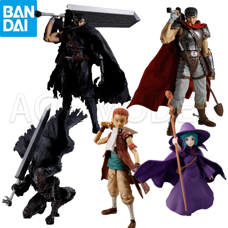En Stock Original Bandai S.H.Figuarts SHF Berserk Schierke ISIDRO GUTS figuras de acción de juguete colección modelo regalo