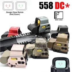 EOT**H 558 DC* Red Dot Sight Tactical Hunting Holographic Sight G33/G43/G45 3X 5X Magnifier Fit 20mm Rail Mounts & QD Lever