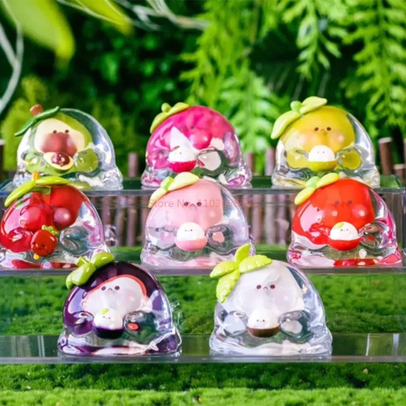 Water Egg Fruit Colorful Series Blind Box Creative Cute Fashion Tabletop Decoration Cartoon Decor Toys Birthday Surprise Gift