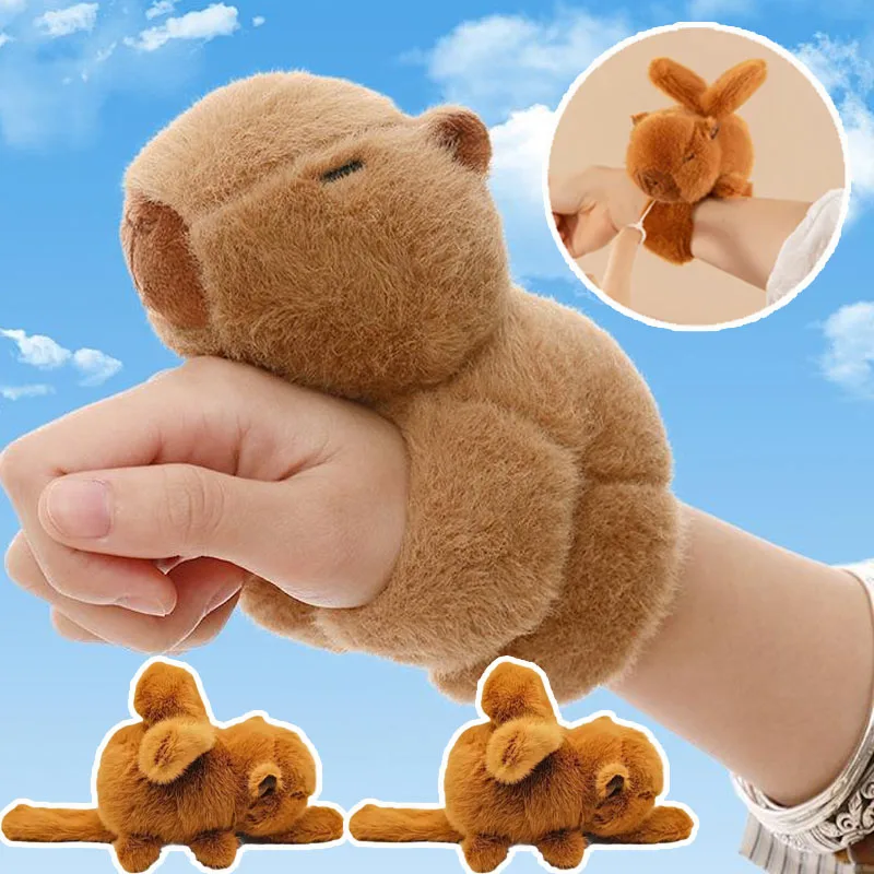 

Креативная плюшевая кукла-капибара с крыльями, вибрирующая, для аквариума, в виде дельфина, милая, с функцией хлопающего браслета