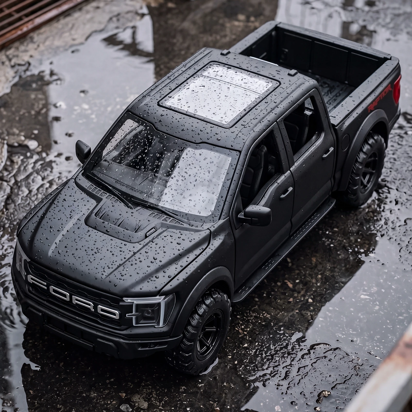 

1:32 F150 Raptor Off Road Pickup Truck Alloy Metal Diecast Model Car Home Trendy Ornaments Computer Desktop Decoration Gifts