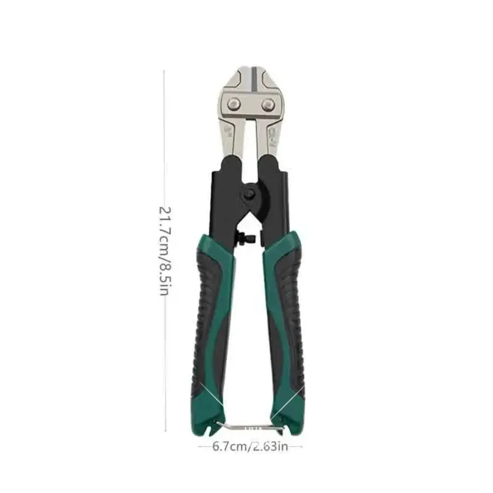 8" Mini-Bolzenschneider Multitool Stahldrahtschneider Bolzenschneider Drahtseilklemme Zange arbeitssparende multifunktionale Schneideschere