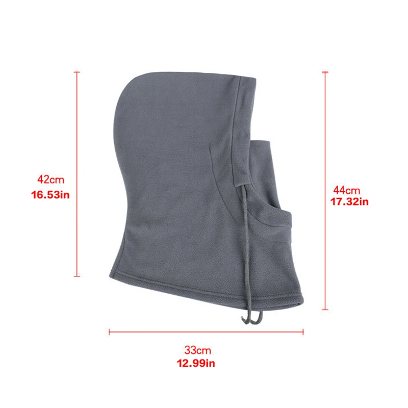 قبعة شتوية دافئة للرجال، وشاح قناع الوجه مقاوم للرياح والبرد، غطاء رأس متكامل لركوب الدراجات والتزلج #4