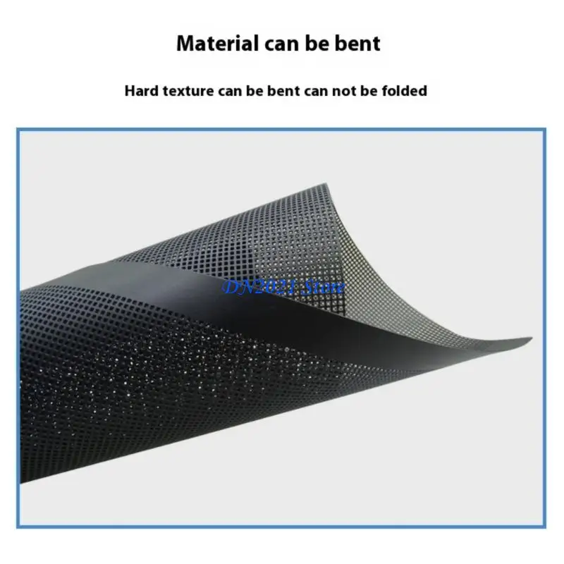 F3KE 30x100cm Case Dust Mesh Filter Plastic Frame Computer Fan Dust Mesh Cooling Fan Filter Dustproof PVC Cover