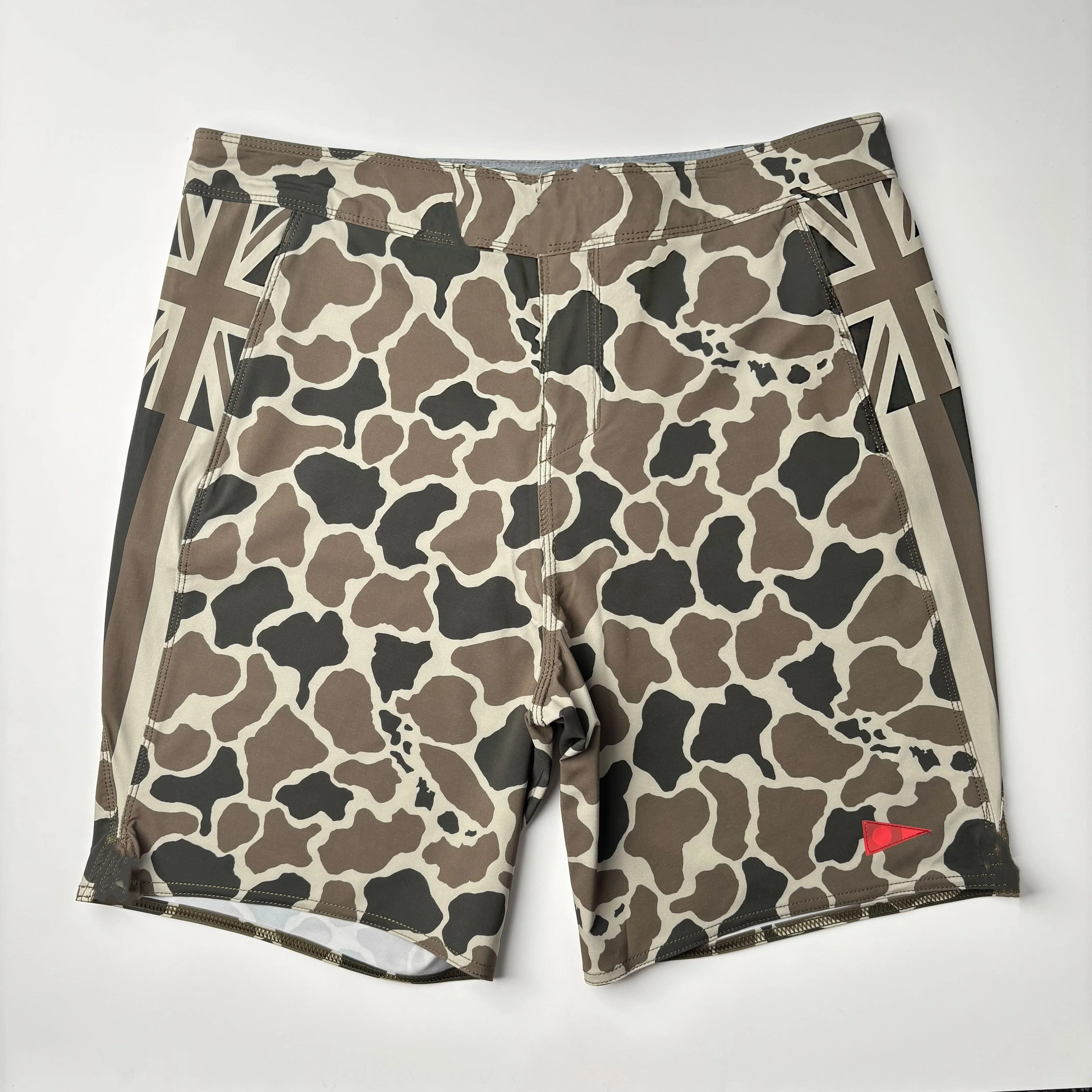 New 26-27 Trendy and Fashionable Camouflage 3D Printed Quick Drying Men's Sports Beach Surfing Shorts