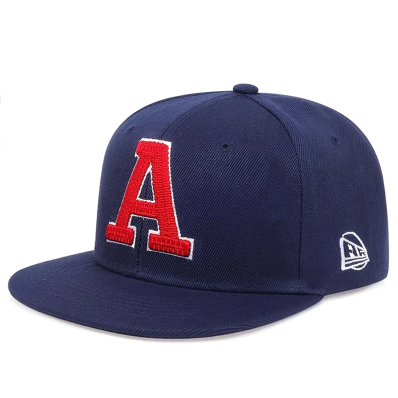 Unisex-Hip-Hop-Hüte mit Buchstaben-Stickerei, für Frühling und Herbst, für den Außenbereich, verstellbar, lässige Baseballkappen, Sonnenschutzhut – Detail 4