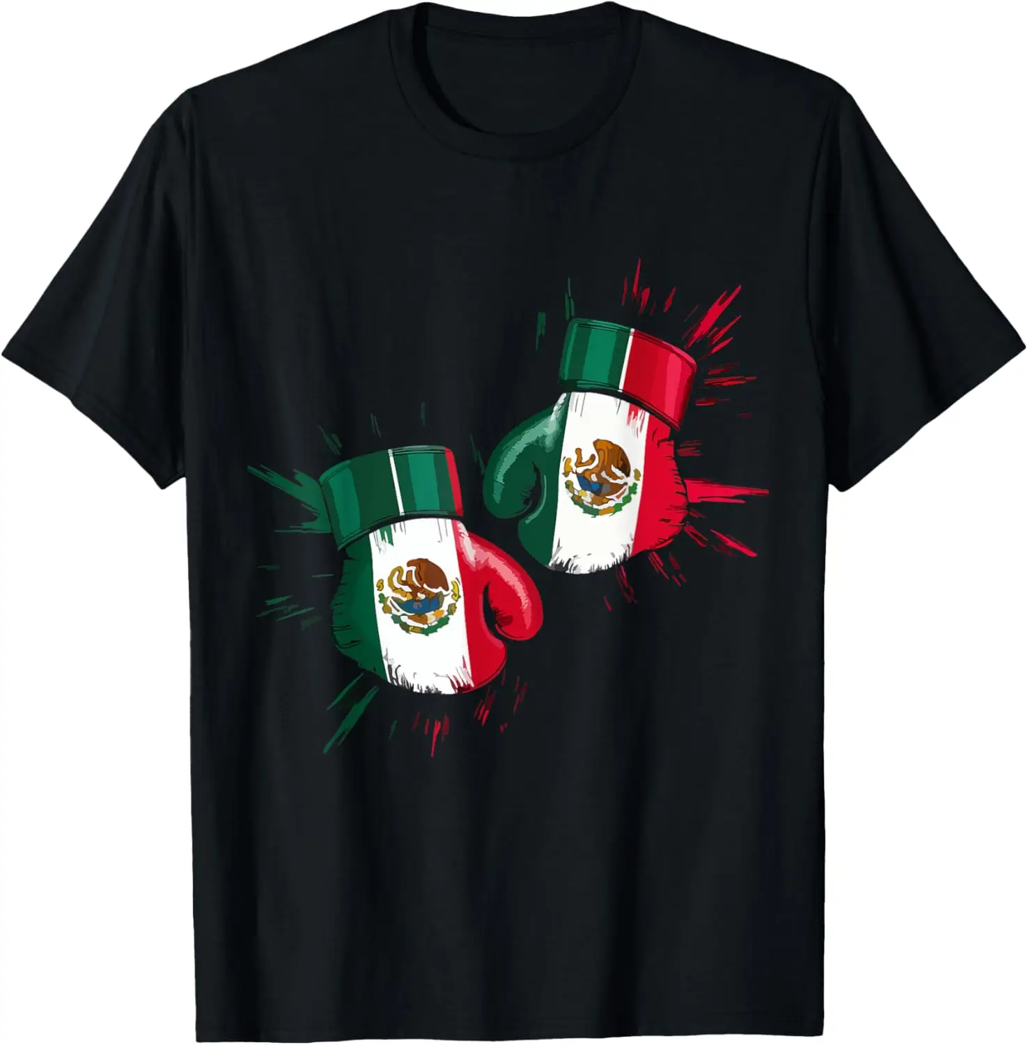 

Mexican Boxing Gloves Boxing Vibrant Boxer Boxing Lover MMA T-Shirt