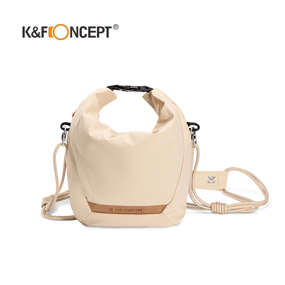 K&F Concept 5L Camera Shoulder Bag Adjustable Strap Portable Diagonal Bag Multi-functional Waterproof Photography Accessory Bag