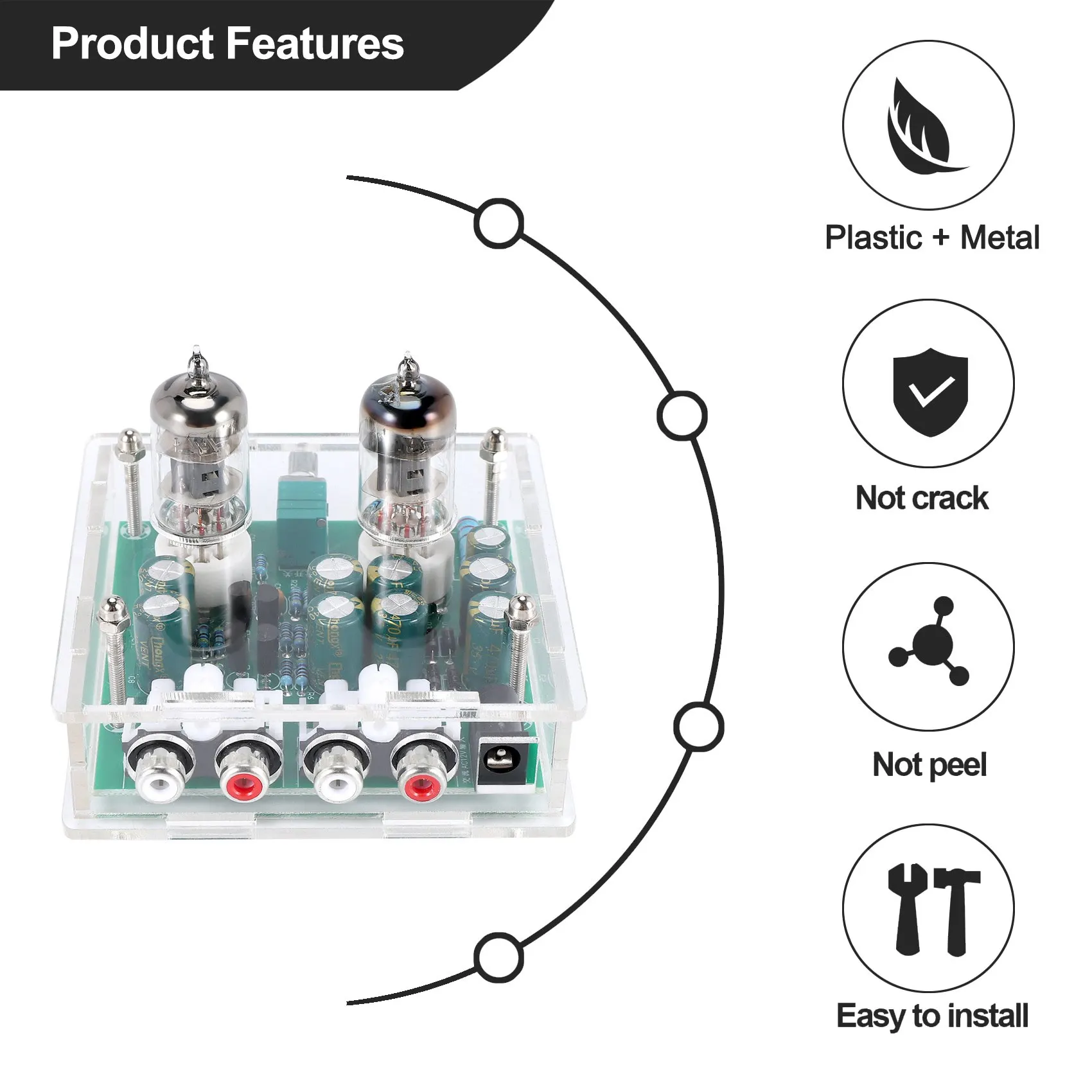 POP-lNewest 6J1 หลอด preamp เครื่องขยายเสียง Pre-amp หูฟัง amp 6J1 วาล์ว preamp bile บัฟเฟอร์ diy ชุด (6J1 หลอด preamp