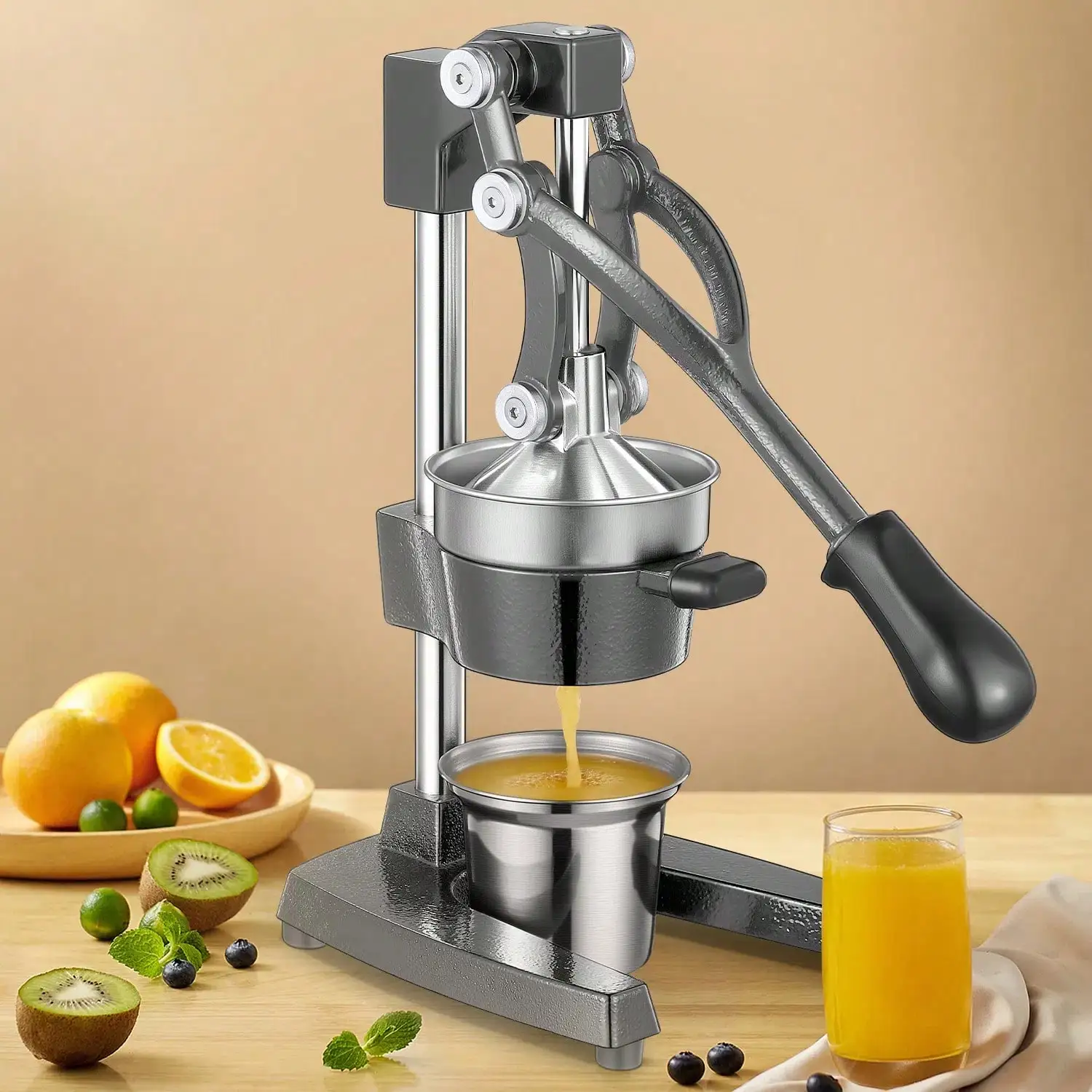 

Соковыжималка для апельсинов, чугунная соковыжималка для лимонов, коммерческая ручная соковыжималка для цитрусовых (апельсинов, лимонов, гранатов)