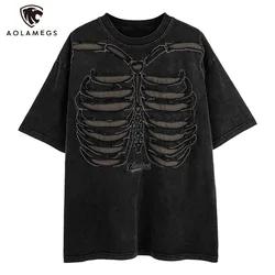 男性用の黒の半袖Tシャツ,ストリートウェア,ルーズフィット,カジュアル,ラージサイズ,夏,コレクション2023