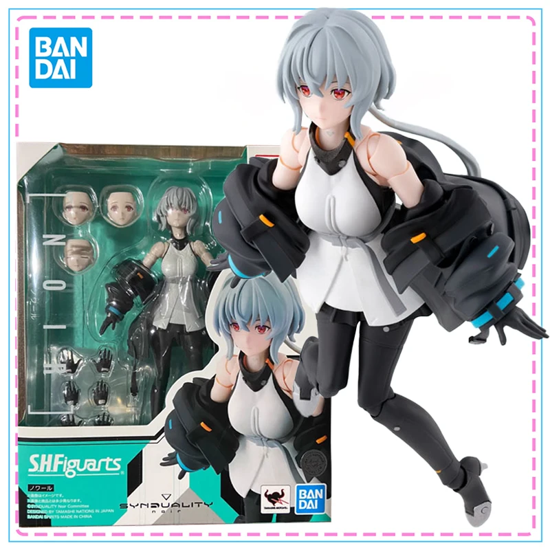 

Bandai S.H.Figuarts SYNDUALITY Noir Model Kit Genuine SHF Noir Anime Girl Action Figure Collection Model Toys Christmas Gifts