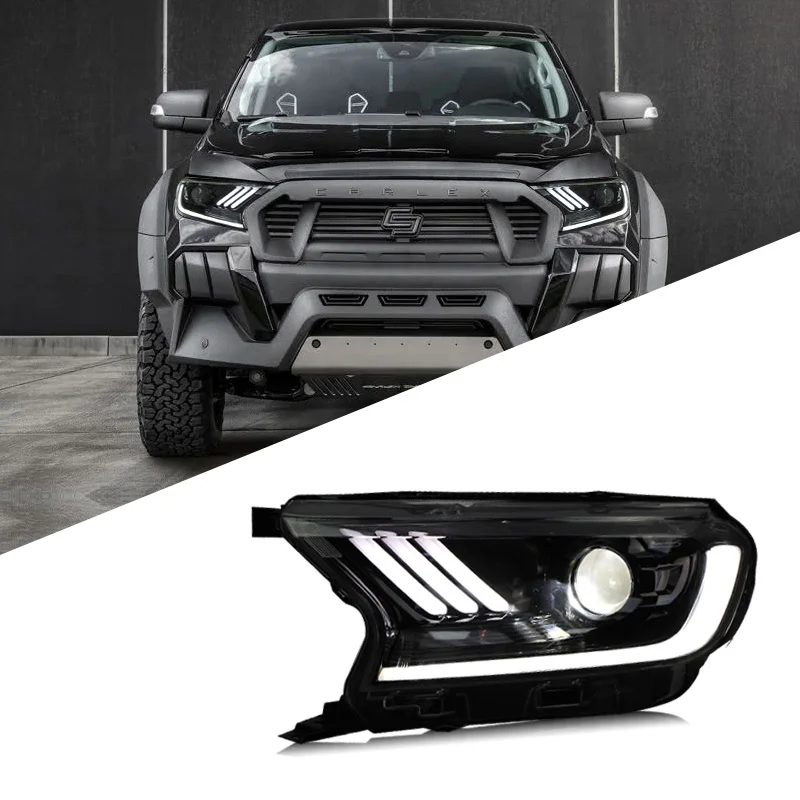 LED Headlights For FORD Ranger SUV Everest 2016-2017 Lamp Auto Lighting System