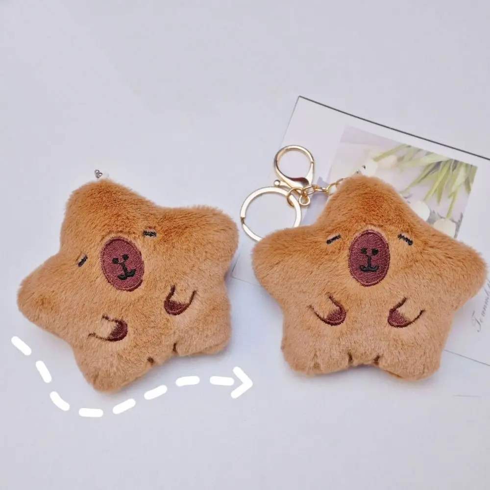 Pendentif de dessin animé Capybara, jouets en peluche, accessoires de cartable, pendentif de sac, peluche Pelican Capybara, porte-clés, cadeaux, nouveau