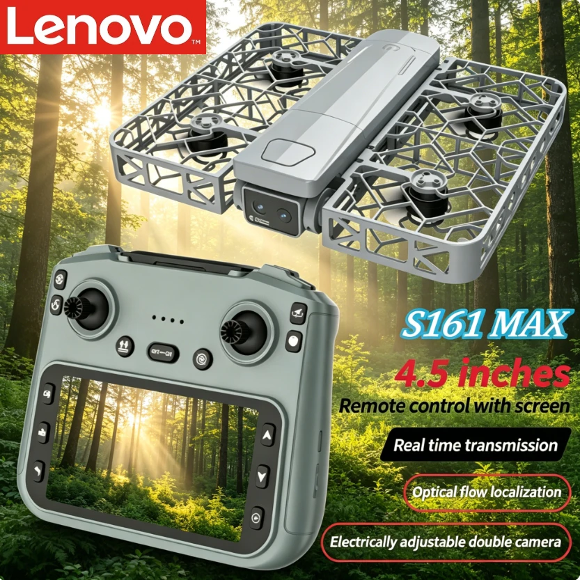 Original S161 MAX GPS Foldable Drone 8K Dual Camera Brushless 5G FPV Human Tracking Gesture Shoot Quadcopter Drone