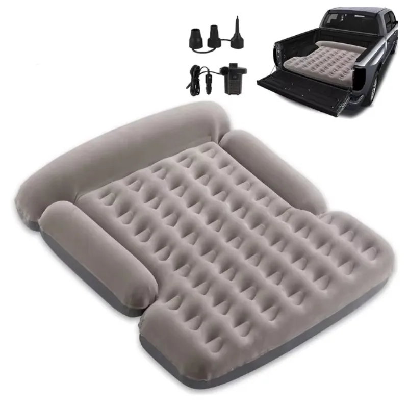 STLF PVC With Flocked Inflatable Truck Bed air Mattress