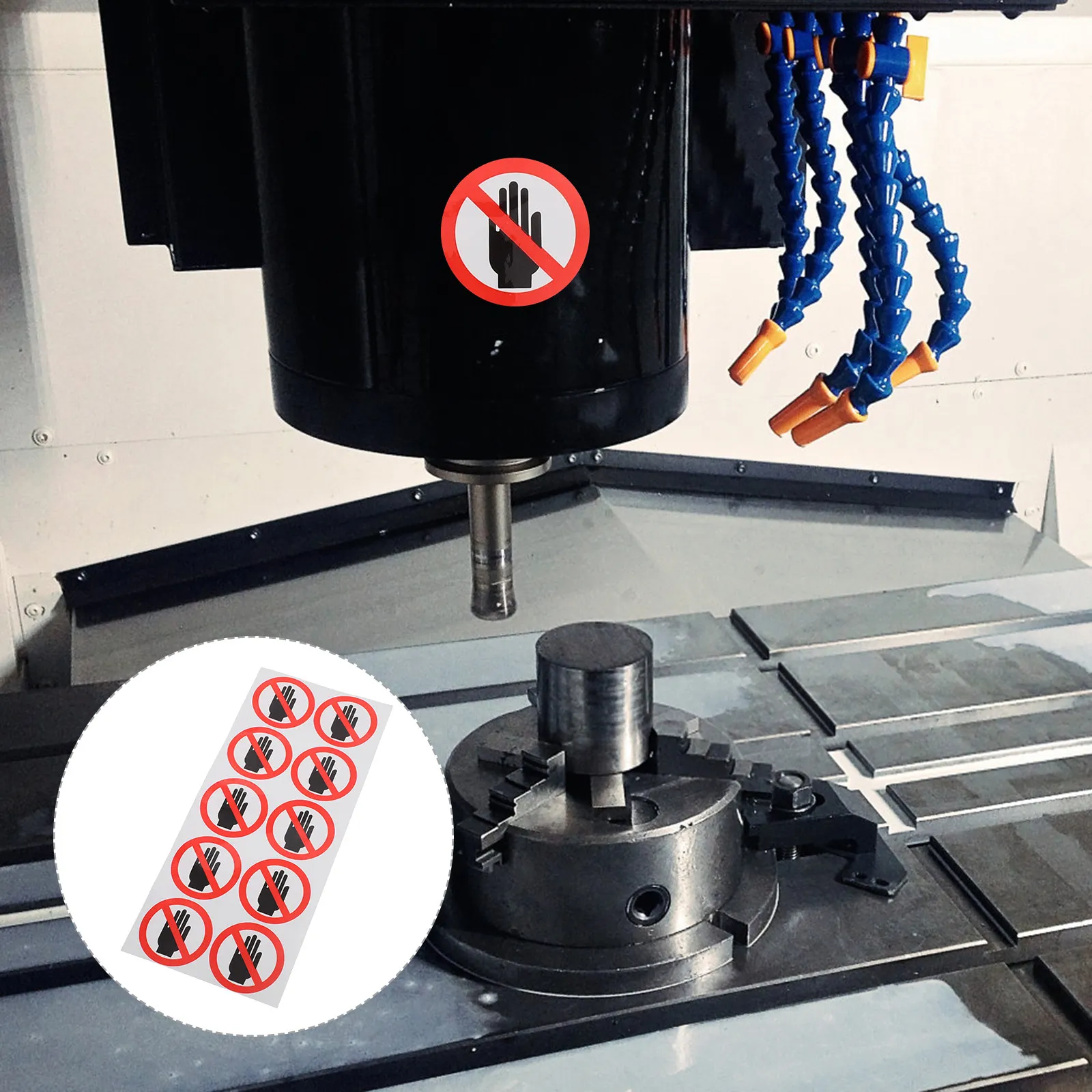 

Do Not Touch Warning Stickers Waterproof Safety Signs Labels Highly Visible Versatile for Indoor Outdoor Use