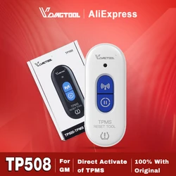 Vdiagtool TP508 For GM TPMS Reset Tool Tire Pressure Monitor System Activate/Relearn Sensors Compatible 315/433MHz Sensor