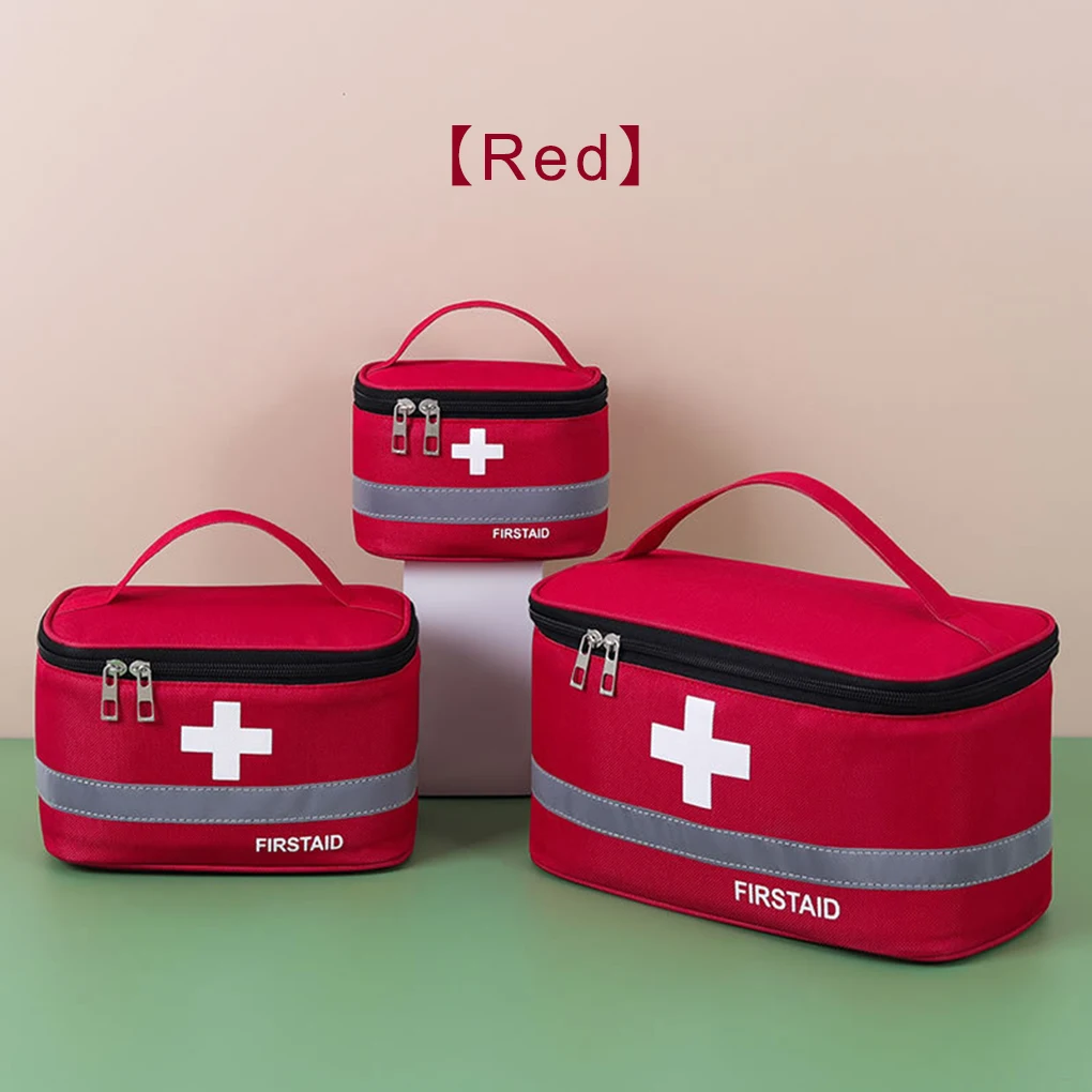 Bolsa de botiquín de primeros auxilios, bolsas de medicina con asa impermeable, caja médica para acampar, deportes al aire libre, negocios de supervivencia