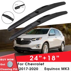 Car Wiper Blade Front Window Windshield Rubber Refill Wiper For Chevrolet Equinox MK3 2017-2020 24