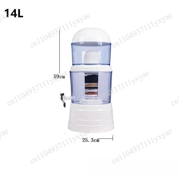 14L16L water purification bucket mineral water filter direct drinking water ceramic core image 4