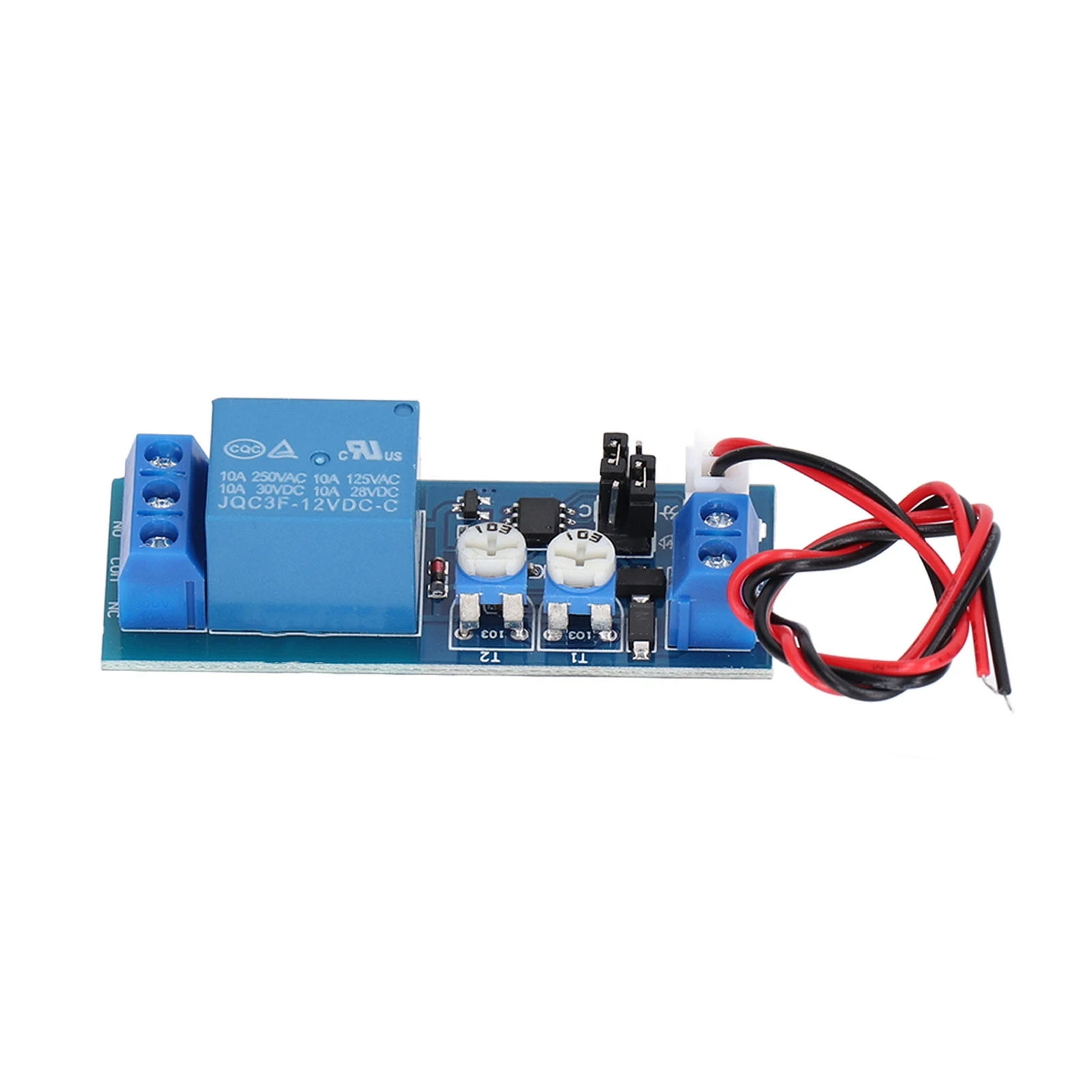 Relay Module Adjustable Time Delay Board Infinite Cycling Single Timing Modes for Control12V