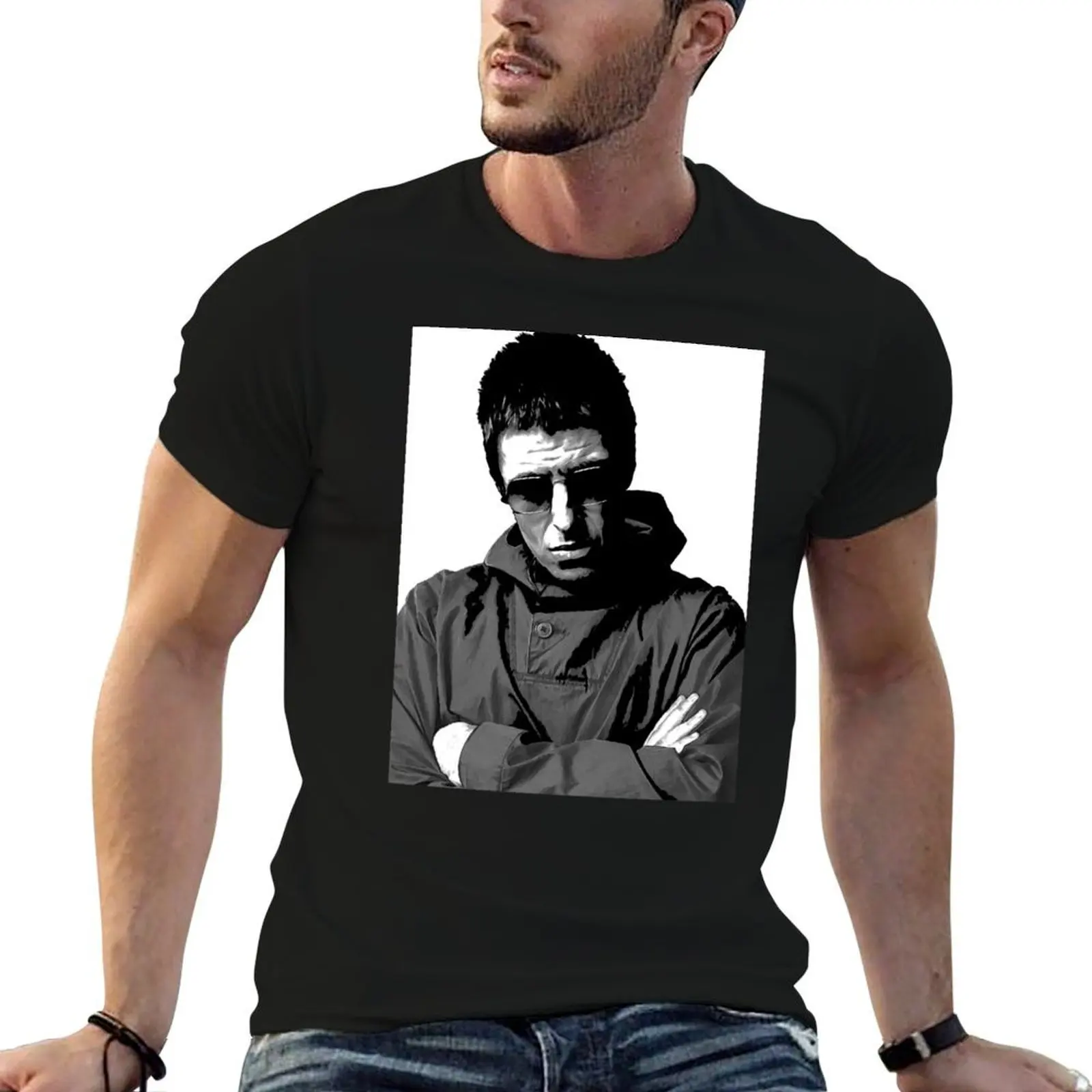 Liam Gallagher #3 T-Shirt Standard Fit Solid Tee Shirt
