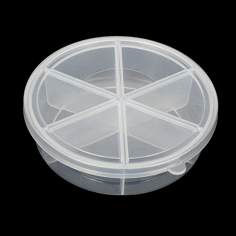 New PP Plastic Transparent Hexagonal Sealed Box Jewelry And Accessory Parts Storage Box Electronic Component Sorting Box