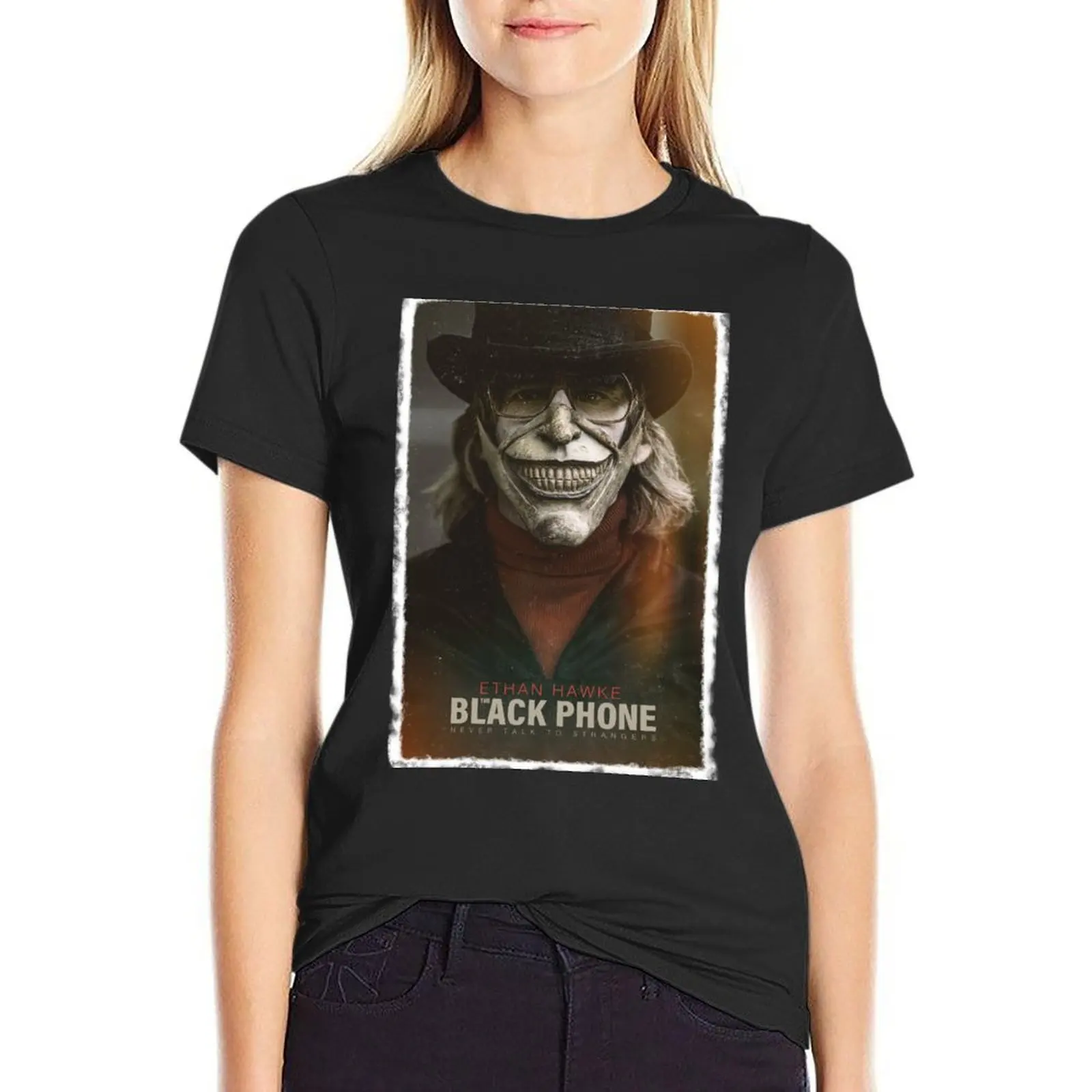 The Black Phone Movie Horror Movie 2022 Movie official T-Shirt female lady clothes cute clothes Women's tops