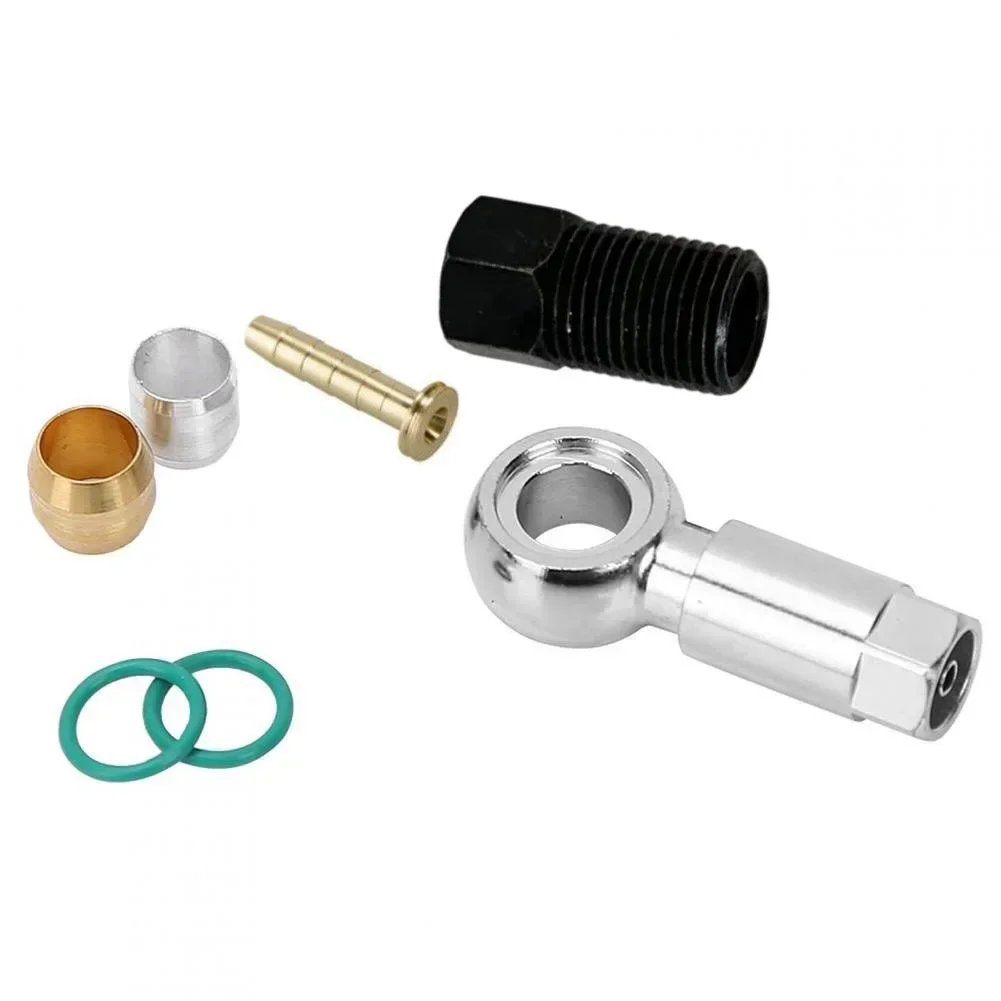 FOR Shimano Hydraulic Disc Brake Hose BH59 Replace kits Your Old Banjo Connector With This Steel Hydraulic Cable End Banjo Set