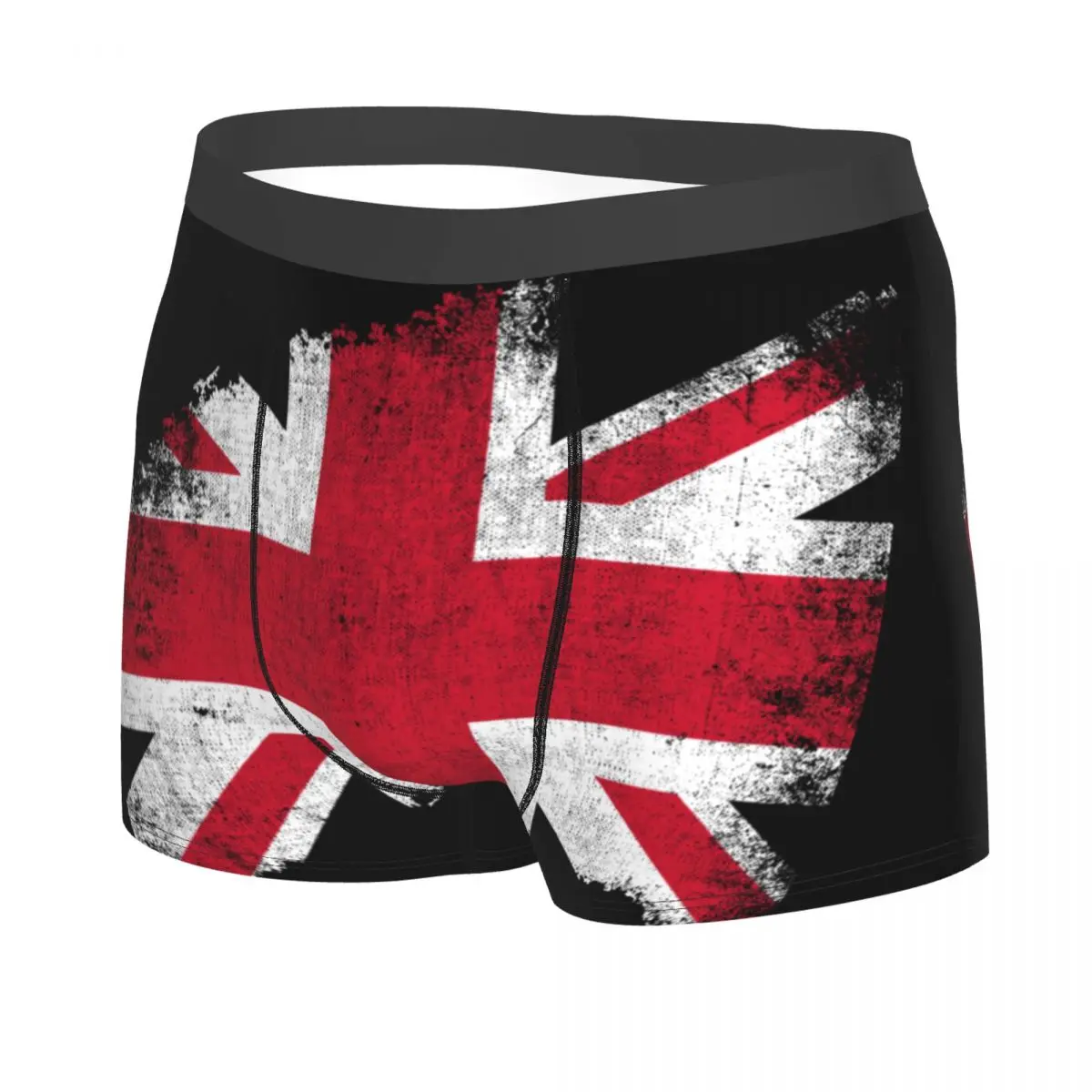 Custom UK Flag United Kingdom Flag Great Britain Flag British Flag Underwear Men Breathbale Boxer Briefs - view 2