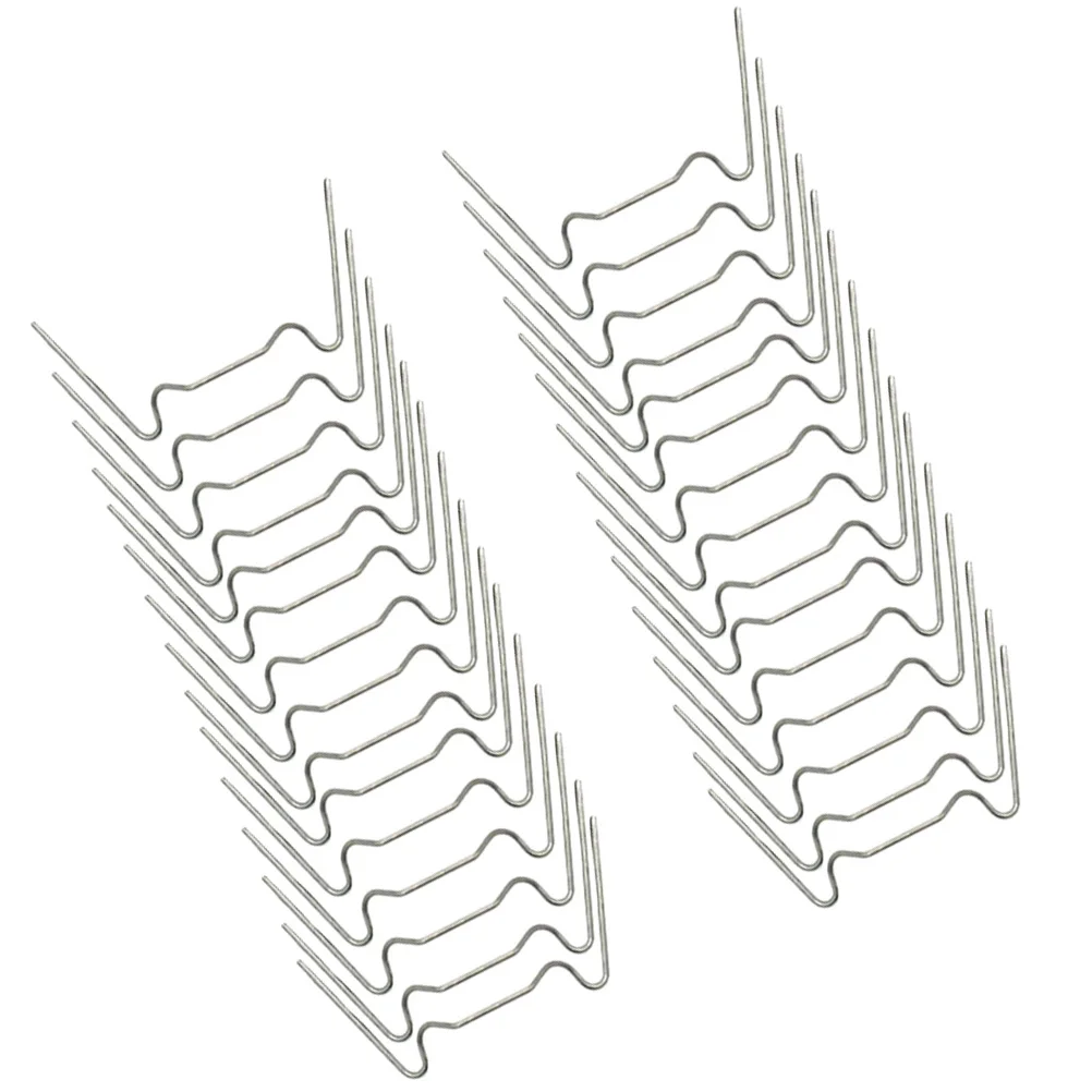 

garden stakes W-shaped nails metal ground pegs garden nails lawn stakes