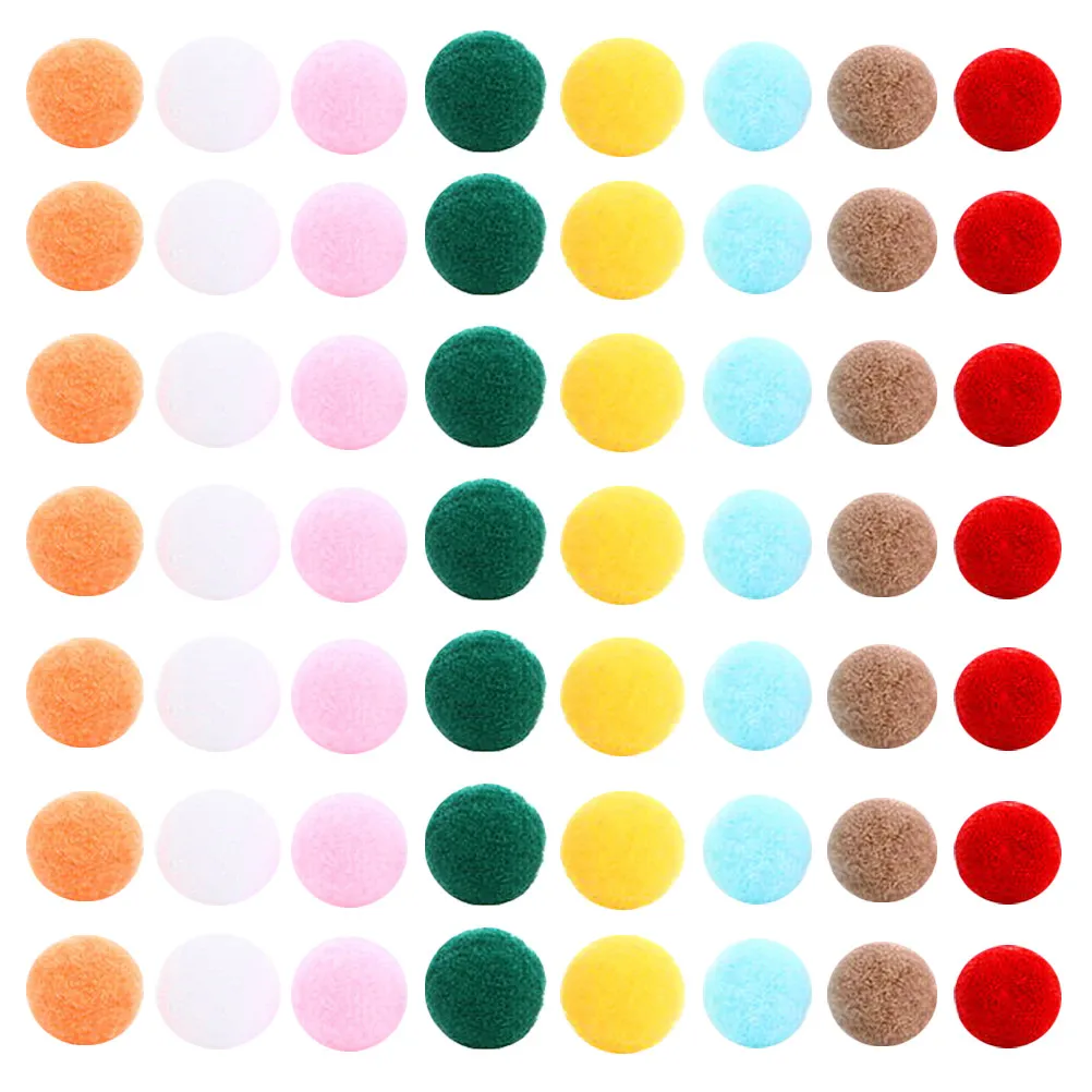 100Pcs Mix Color Aromatherapy Cotton Balls Essential Oil Diffuser Craft Supplies Cotton Ball Necklace Pendant for Crafts