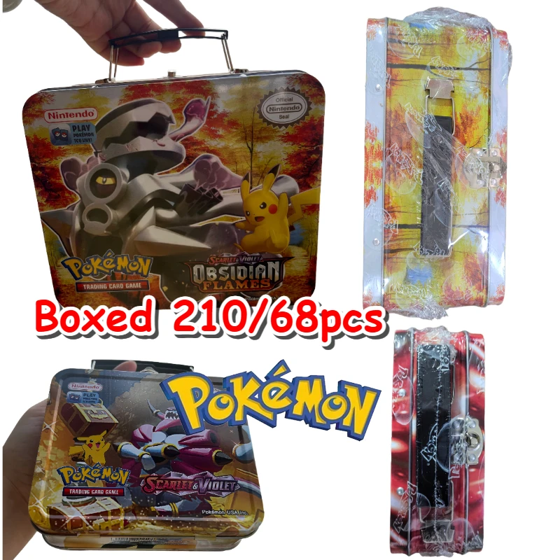 68-210-pcs-caixa-de-metal-ferro-pokemon-batalha-brinquedo-pokemons-caixa-com-alca-pikachu-jogo-anime-cartoes-bancarios-presentes-aniversario-para-criancas
