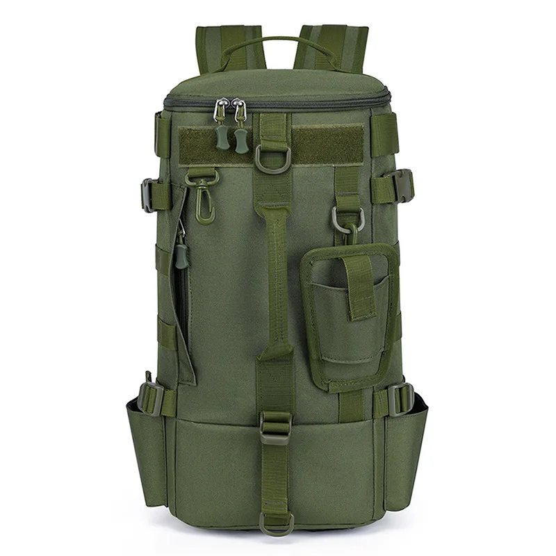scione Taktischer Angelrucksack, Tackle-Tasche mit Rutenhaltern, Aufbewahrung von Fischgeräten, Molle, Camping, Wandern, Outdoor, multifunktionale Tasche 3