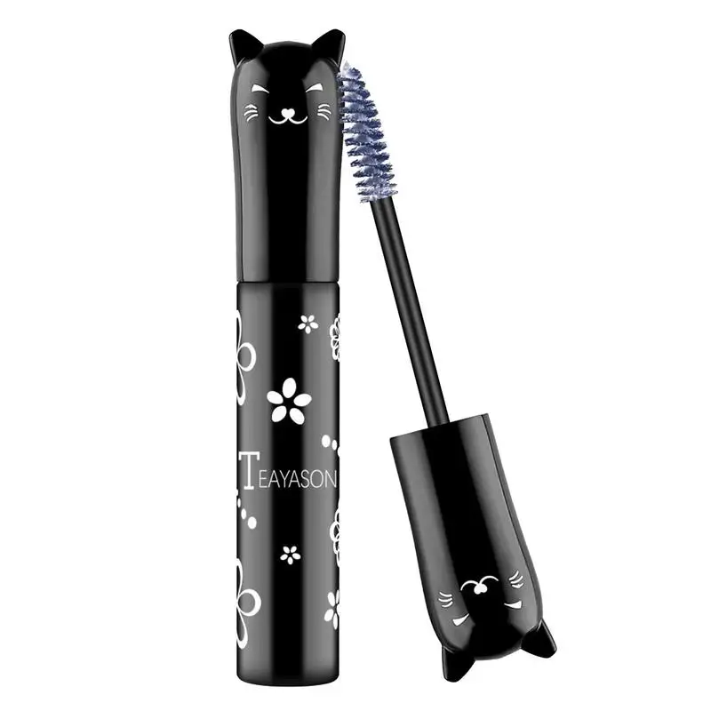 Mascara Makeup Classic French Cat Eyes Extreme Length False Lash Effect 6 Colors Mascara Feathery Soft Full Lashes Waterproof