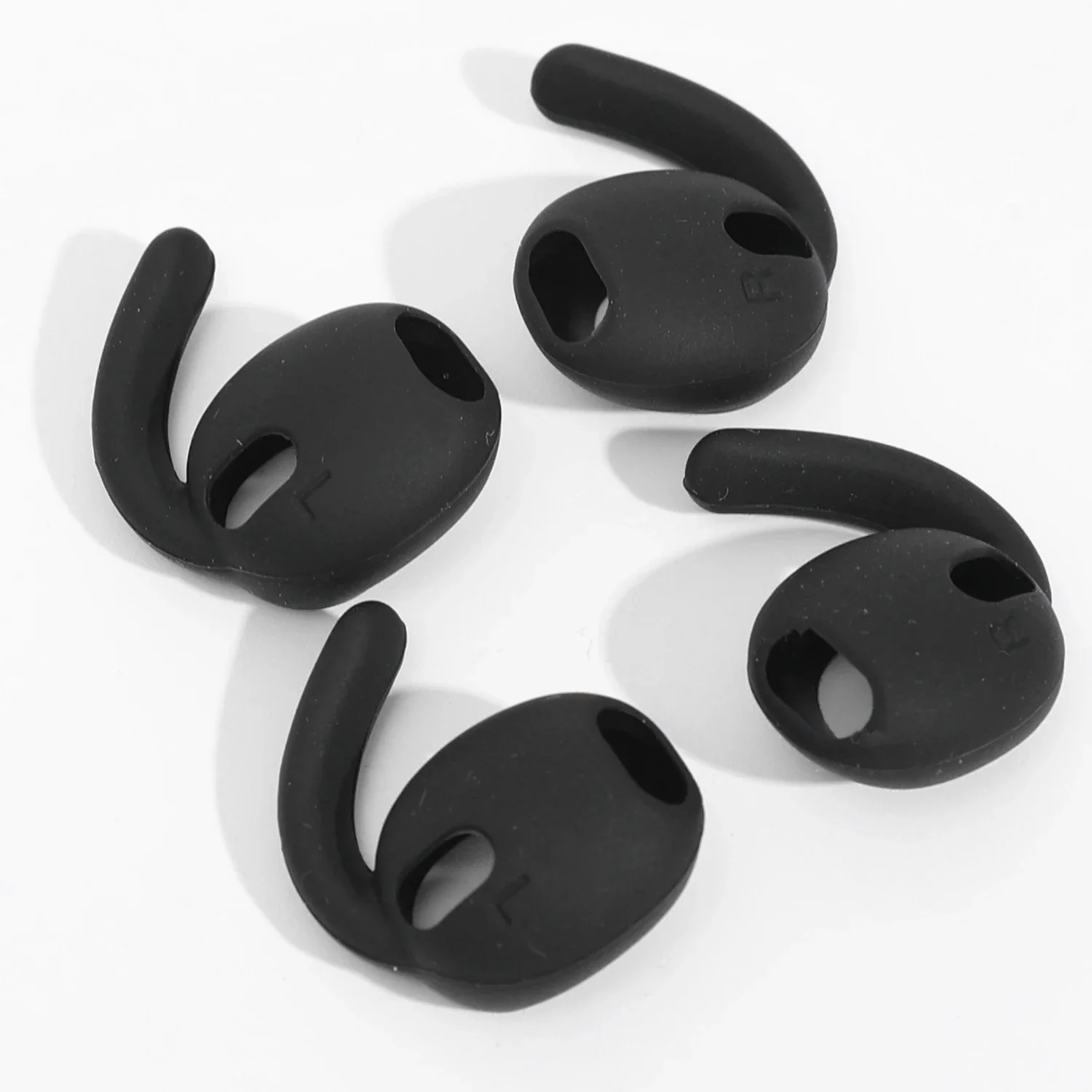 For Samsung Galaxy Buds 3 Flexible Soft Silicone Eartips Sport Earhooks Non-Slip Anti Drop Comfortable Earbuds Case Cover