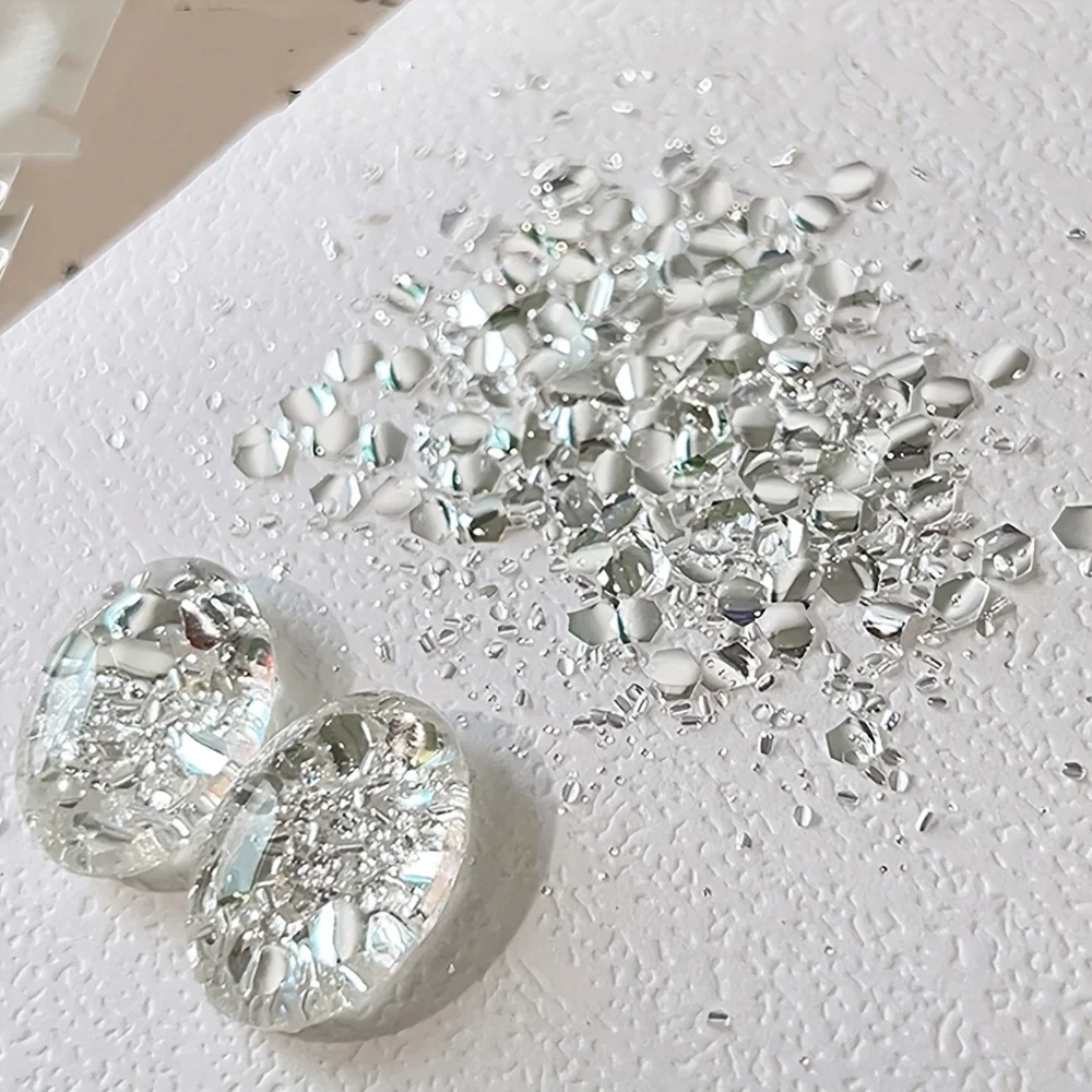 

1 баночка голографического блеска для ногтей «Радужная Аврора», сверкающие пайетки, подходят для профессионального маникюра и педикюра, художественная пудра для ногтей.