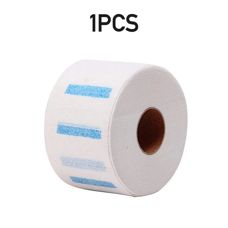 1 Roll Disposable Haircut Necks Hairdressing Collar Haircut Cape Covering Neck Paper Roll Cutting Wrap Apron Cover Accessory