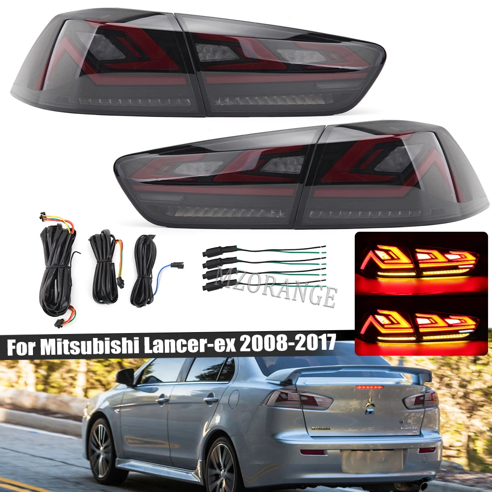 

New Design LED Tail Light For Mitsubishi Lancer EX EVO 2008 2009 2010 2011 2012 2013-2017 Rear Turn Signal Reverse Brake Light