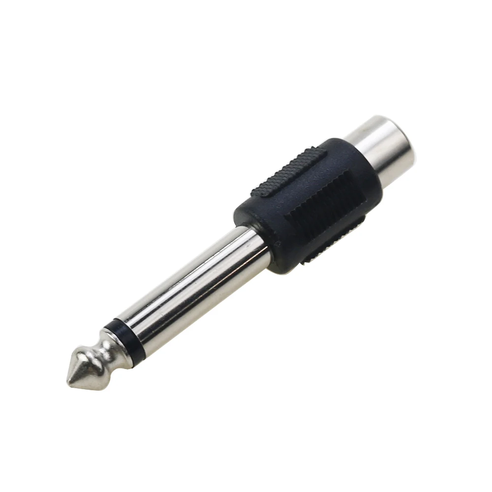 1PC RCA adapter audio plug connector RCA male female to RCA 3.5mm 6.35mm single and dual channel stereo male female connector