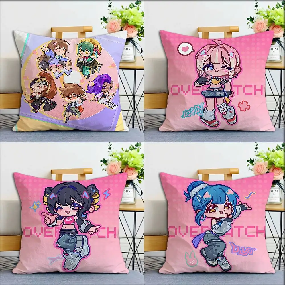 

Pop Game OW-S World Various Sizes Square Pillow Case For Car Home Bedchamber Decor