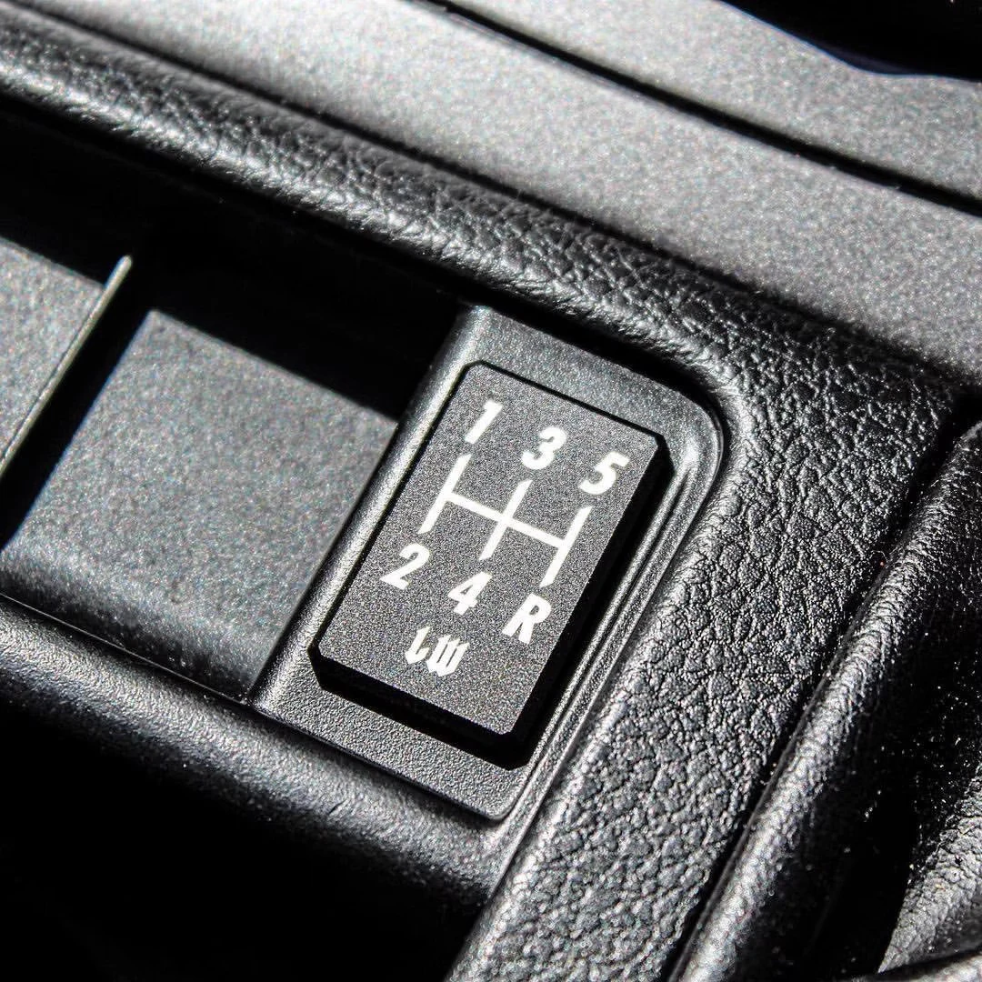 LW والعتاد التحول المقبض وضع رافعة التحول مقبض ملصق شعار شارة