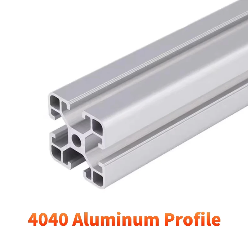 4040 aluminum profile extrusion 100mm-1000 mm EU standard CNC aluminum profile 3D printer parts anode wire guide aluminum profil