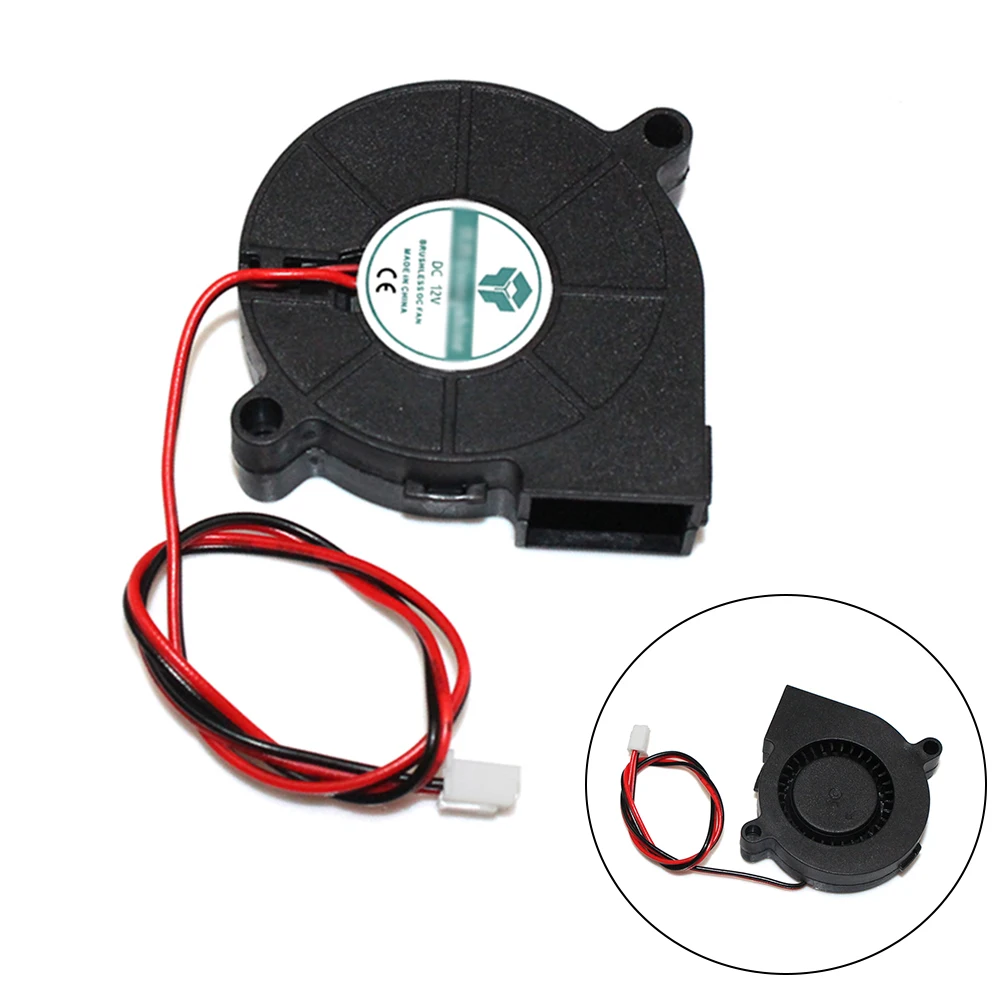 5015 Radial Blower Fan DC 5V 12V 24V for For printer Parts Cooling System 50x15mm Sleeve Bearing 25dB Low Noise Performance