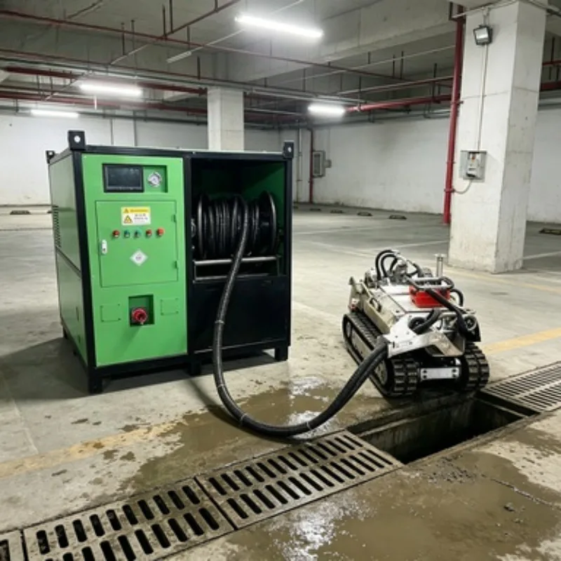 Sediment Removal Dredging Robot with Multiple Capacity Options for Waterway Tank and Lagoon Cleaning Operations